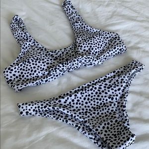 NWOT Spotted Bikini Set